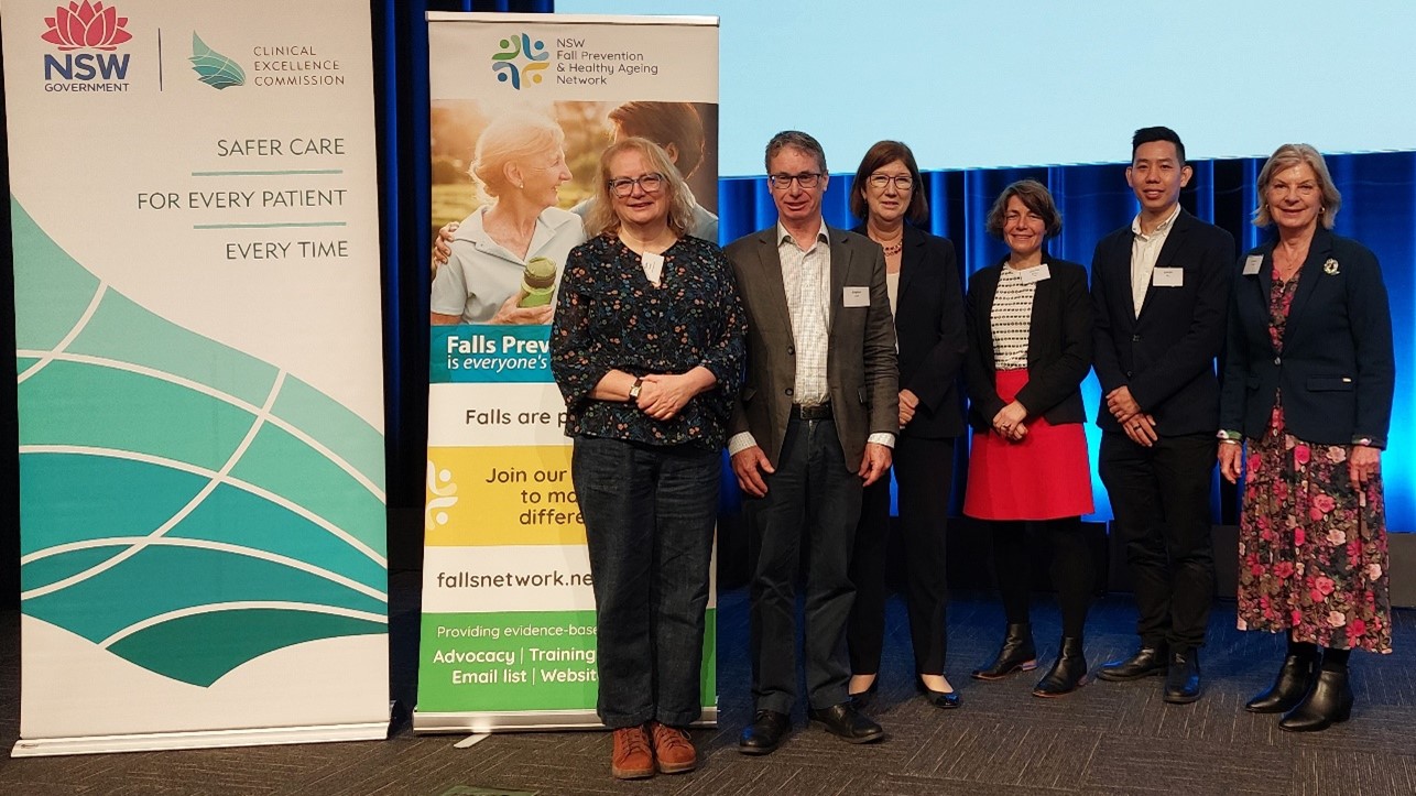 Plenary speakers at the 2024 NSW Fall Prevention & Healthy Ageing Network Annual Forum. 